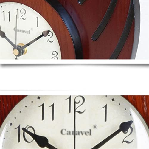 Reloj decorativo de madera con forma de cisne creativo para decoración de salón de lujo 4
