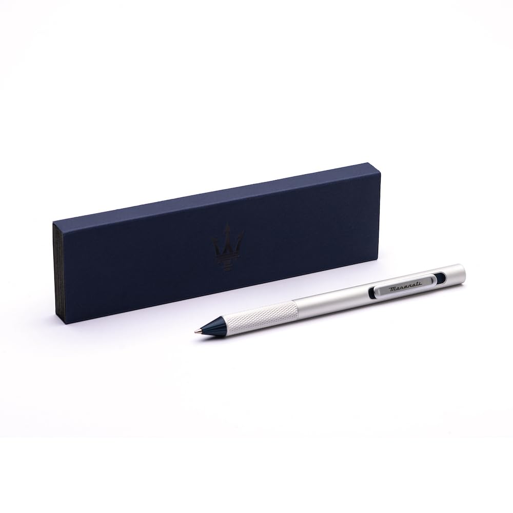 Pininfarina Slider Maserati Edition | Penna a sfera in alluminio di lusso | Strumento di scrittura progettato con precisione | Regalo perfetto per appassionati e dirigenti automobilistici