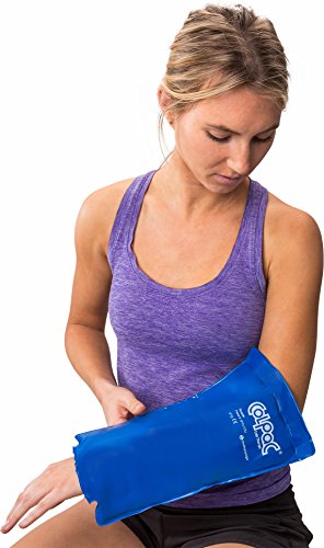 Image of Chattanooga ColPac - Reusable Gel Ice Pack - Half Size - 7.5 in x 11 in (19 cm x 28 cm) - Cold Therapy - Knee, Arm, Elbow, Shoulder, Back - Aches, Swelling, Bruises, Sprains, Inflammation