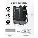 Gonex Cooler Backpack, 40 Can Insulated Soft Cooler Bag, Waterproof - Image 5