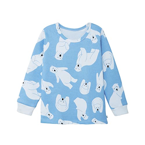 Image of YouGotPlanB Thermal Set for Kids | Pack of 1 Top & Bottom | Cotton | Ages 3-14 Years | Soft on Skin | Comfort Fit | Warm Inner Thermal Wear for Boys & Girls
