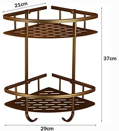 Panier de salle de bain triangle pour optimiser les coins de douche encombrés