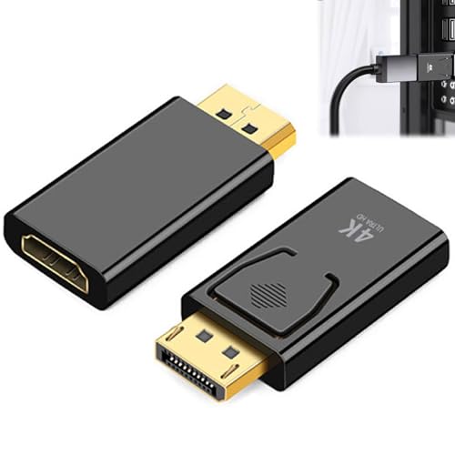 Tmrbbesty 4K UHD DP-HDMI Adapter 2er-Pack