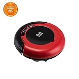 Aspirador de Pó Robô Mars Varre + Aspira + Passa Pano Bivolt com 30W e Bateria Recarregável, Vermelho/Preto Multi Home - HO400 glide