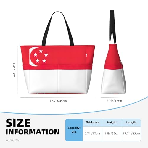 Sac de plage imperméable Singapour, l'accessoire été noir idéal - 5