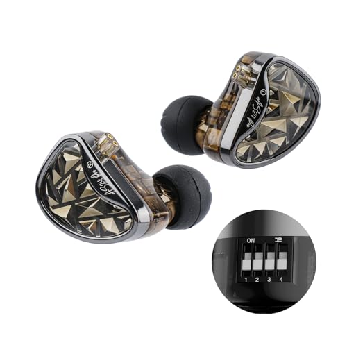 LINSOUL KZ AS24 Pro 12BA Drivers In-Ear Monitor, abstimmbare HiFi IEM, kabelgebundene Ohrhörer mit...