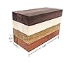 Exotic Wood Pen Blanks 12-Pack Pen Turning Supplies, DIY Pen Crafts: Bloodwood, Mexican Ebony, Jatoba, Hard Maple, 3 of Each Wood Type, 5 x 3/4 x 3/4 inches #2