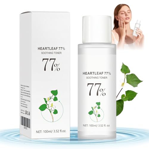 Allony Heartleaf 77% Tónico Facial Piel Grasa, Barrera de Reparación Tonico Facial Piel Mixta, Purificar los Poros Skin Care Coreana, Hidratante Korean Skincare, 100ml