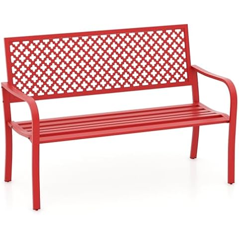 RELAX4LIFE 2-Seater Outdoor Garden Bench Cover