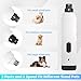 Dog Nail Grinder Quiet, Dog Nail Trimmers, Professional 2-Speed Electric Rechargeable Pet Nail Trimmer Painless Paws Grooming & Smoothing for Small Medium Large Dogs & Cats