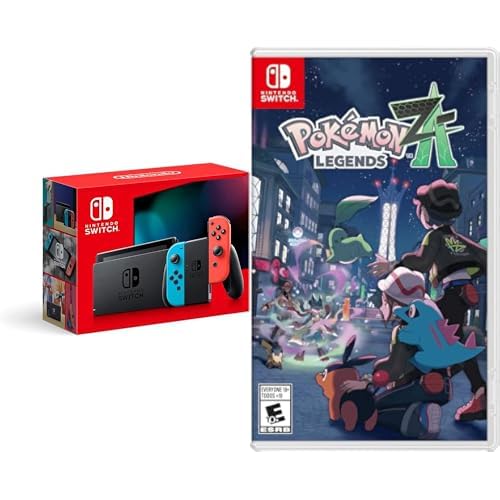 Nintendo Switch™ with Neon Blue and Neon Red Joy‑Con™ + Pokémon™ Legends: Z-A Game Bundle