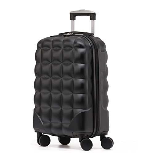 Flight Knight Bubble Suitcase Ryanair easyJet Jet2 Approved 8 Wheel Hardcase Suitcases Cabin or Medium & Large Check-in Sizes