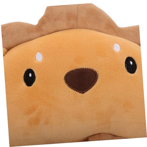 Almohada de cuello de león para auto y viaje miniatura 3