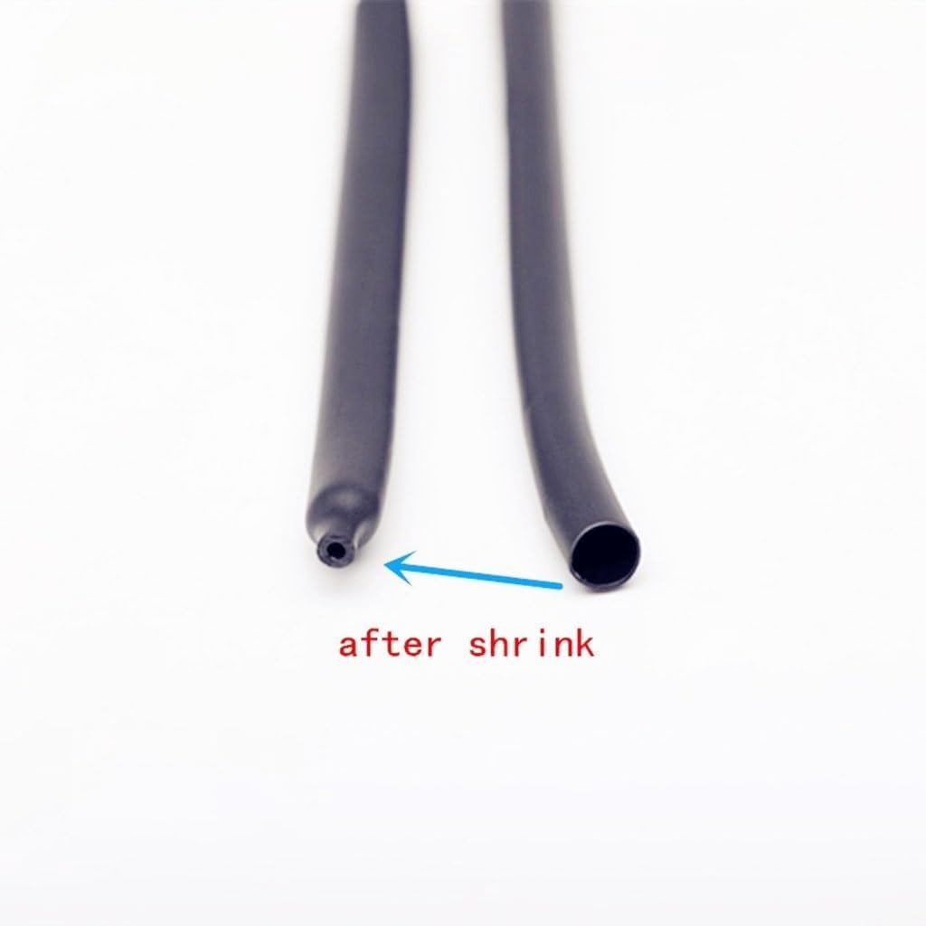 1Meter Heat Shrink Tube, with Glue Adhesive Lined 4:1 Dual Wall Tubing Sleeve Wrap Wire Cable Kit heatshrink Pipe(52MM)