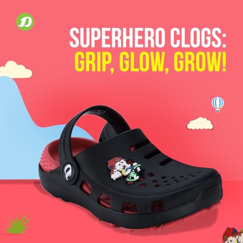 Image of DOCTOR EXTRA SOFT Unisex-Child Kids Classic Ultra Soft Clogs /Sandals with Adjustable Back Strap| Comfortable & LightWeight| Stylish & Anti-Skid| Indoor & Outdoor Casual Sports Mules Boys & Girls D-514
