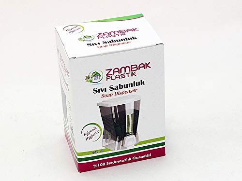 DISPENSER EROGATORE MANUALE PULSANTE SAPONE IGIENIZZANTE DOSATORE DISINFETTANTE