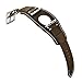 LoveBlue Compatible Apple Watch Band 38mm, iwatch Band Apple Watch Genuine Leather Band Replacement Strap with Stainless Steel Clasp Compatible Apple Watch Series 3/2/ 1