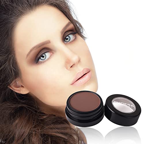 Meicoly Light Brown Single Eyeshadow,Pressed Powder Matte Eye Shadow,Halloween Smoky Eyes Makeup,Opaque Vegan Cruelty Free High Pigment Eyeshadow For Day & Night, Heart #TOP1