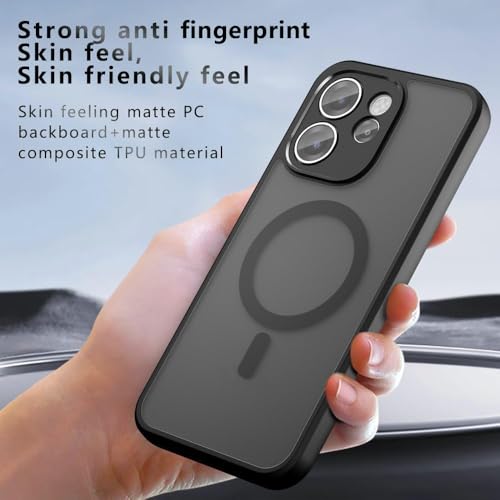 Image of Mobile Back Cover for Oppo Reno 15 Pro 5g, Matte PC Back + TPU Bumper Shockproof Mobile Cases Covers (Oppo Reno 15 Pro)