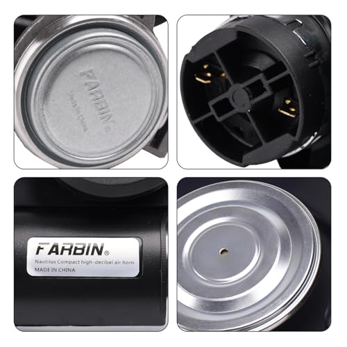 Farbin FB-S11 Train Horn For Truck 12V 150Db Loud Car Horn Snail Air Horn thumb #2