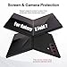 Lenpiti Slim 600D Aramid Fiber Case Compatible with Samsung Galaxy Z Fold 7, Thin Carbon Fiber Cover Compatible with Magsafe (Matte Black)‌