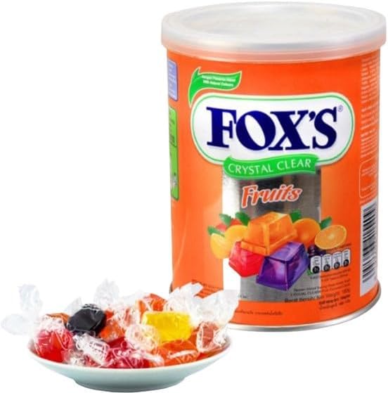 Fox'S Foxs Crystal Clear Fruits Candy 180G.