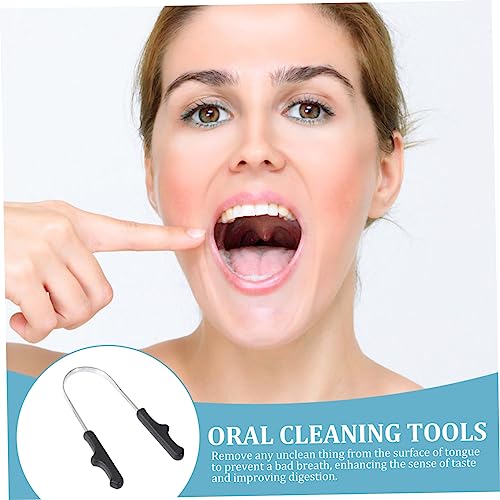 minkissy 2 Conjuntos De Raspadores Requintados De Cuidados Bucais Saudáveis Limpadores Orais Ferrame
