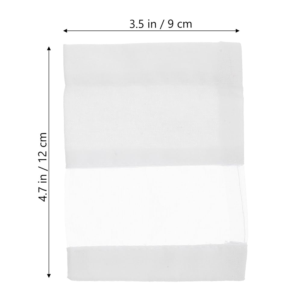 LOGOFUN 20PCS Lavender Sachet Drawstring Bags Organza Gauze Bags Lavender Sachet Pouches with Plaid Drawstring for Home Supplies - Purple 9 * 12CM