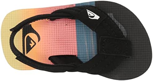 Quiksilver Boy's Strap Flip-Flop, Black 2, 6 Little Kid | Image 4