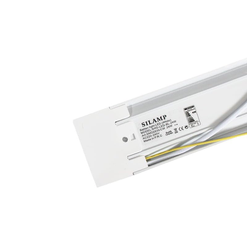 Réglette LED 60cm 18W - Pack de 4 / Blanc Neutre 4000K - 5500K
