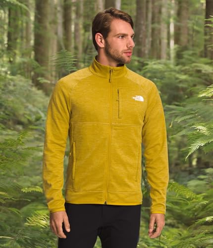 Image of THE NORTH FACE Men's Canyonlands Full Zip Jacket, Mineral Gold Heather, XX-Large