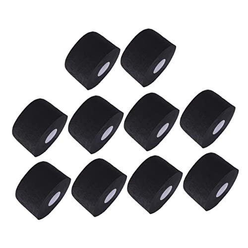 Bandes noires autour cou en papier jetable pour éviter les irritations de coupe