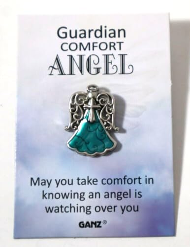 Guardian COMFORT ANGEL cross an angel is watching over you Tack Pin Ganz