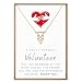 VIY Personal Card Volunteer necklace, Volunteer appreciation gifts, Thank you gifts for volunteers