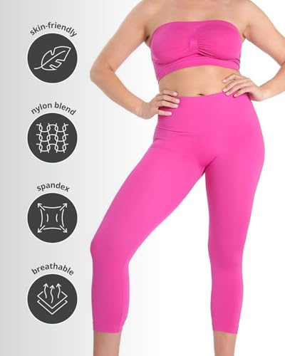 Image of SlimMe High Waisted Shapewear Leggings, Tummy Control Compression