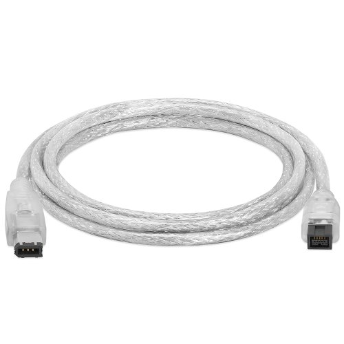 Cmple - 6FT Bilingual FireWire 800/Firewire 400 Cable - IEEE 1394 High Speed Firewire 9 PIN to 6 PIN Cable for MacBook