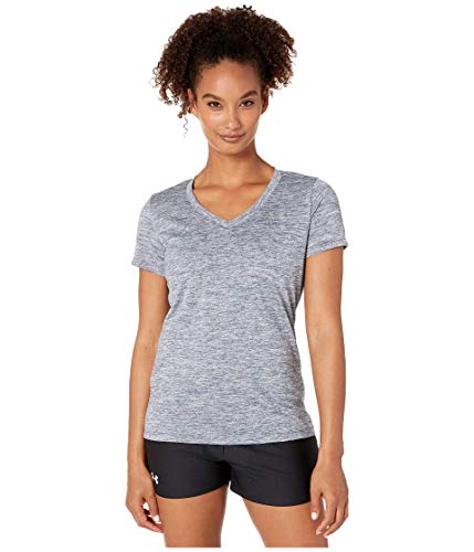Image of Under Armour Womens Tech V-Neck Twist Short-Sleeve T-Shirt