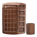 Moldes Para Hacer Chocolate | Molde De Silicona Antiadherente Profundo Para Chocolate | Herramienta Portátil Para Postres Para San Valentín Navidad Bodas Y Fiestas