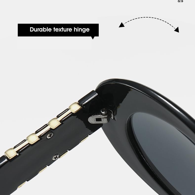 Lunettes de soleil œil de chat femmes verres léopard dégradés - 5