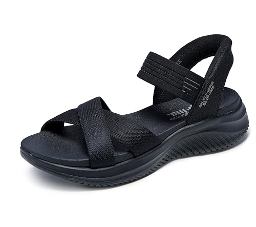 Skechers Women's Ultra Flex 3.0-Never Netter Hands Free Slip-ins Sandal