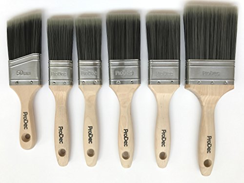 ProDec PBPT056 Trojan kwastenset incl. houtbewerker, bruin, 31 x 18 x 5 cm, 10 stuks