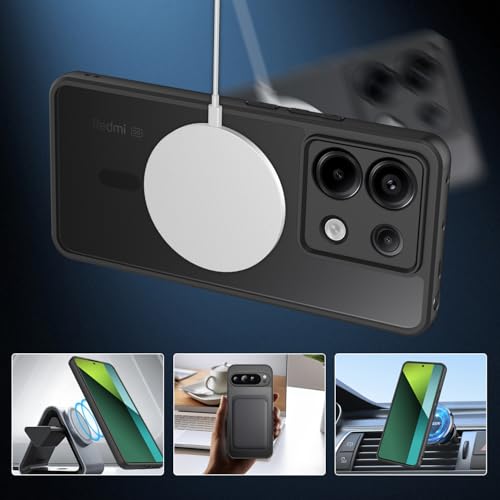 Image of For OPPO Find X8 Case, Translucent Design, Shockproof, Scratch Resistant Back, Magnetic Compatible, MagSafe Matte, US Military MIL Certified, Hybrid TPU Bumper, PC Micro Dot, No Yellowing and