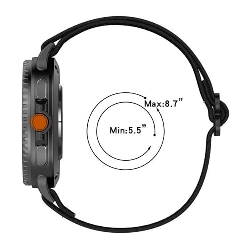 6 Pack Stretchy Braided Bands Compatible With Samsung Galaxy Watch 8 40mm 44mm/Galaxy Watch 8 Classic 46mm,Elastic Nylon Sports Strap,For Both Men And Women