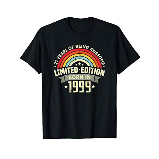 21 cumpleaños regalo nacido en 1999 edición limitada Camiseta