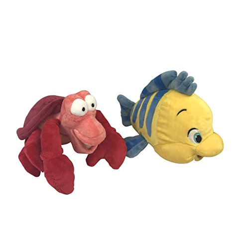 Price Toys Sebastian and Flounder Little Mermaid Disney Soft Toy Set (Sebastian/Flounder)