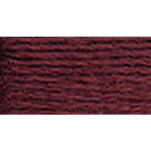 Hilo de algodón perla DMC 116 8-902, color granate oscuro, tamaño 8 miniatura 1