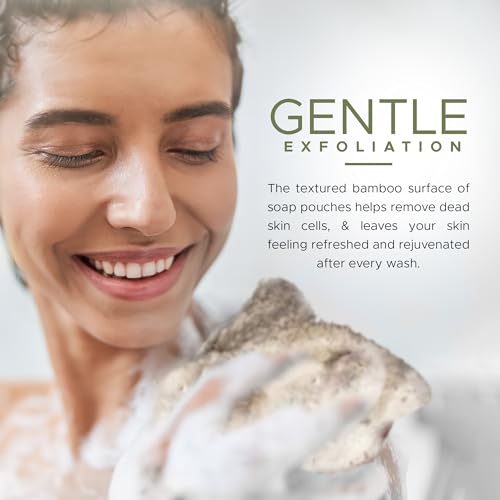 Soap-Pouch-5-Pack-Versatile-Soap-Holder-Soap-Saver-Set-Travel-Soap-Bags-Mesh-Soap-Pouch-Soap-Bar-Loofah-Shower-Soap-Holder-Planet-Friendly-Bamboo-Fiber-Soap-Bags-4x5-inches