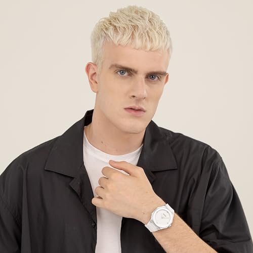 Image of HUGO Men's #Grail Sport Watch - 44mm Stainless Steel Case, Multifunction Movement, Bold Design, Quartz Accuracy, Sporty and Dynamic Style - Gift for Him