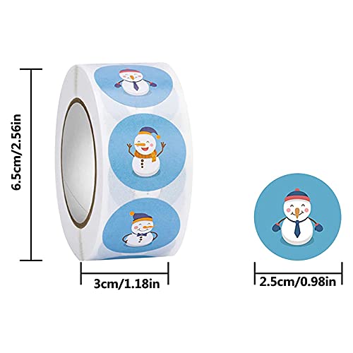 Amazon | ギフトシール クリスマス 2.5cm/3.8cm 500枚 ステッカー