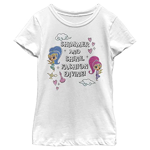 T-shirt Shimmer and Shine fille idée cadeau anniversaire manches courtes